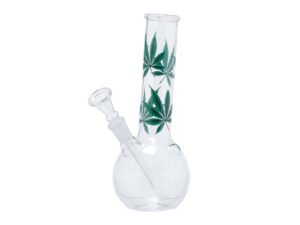 glasbong multi leaf green 22cm