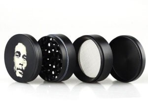 grinder bob marley 4 tlg schwarz 37 x 50 mm einzeln