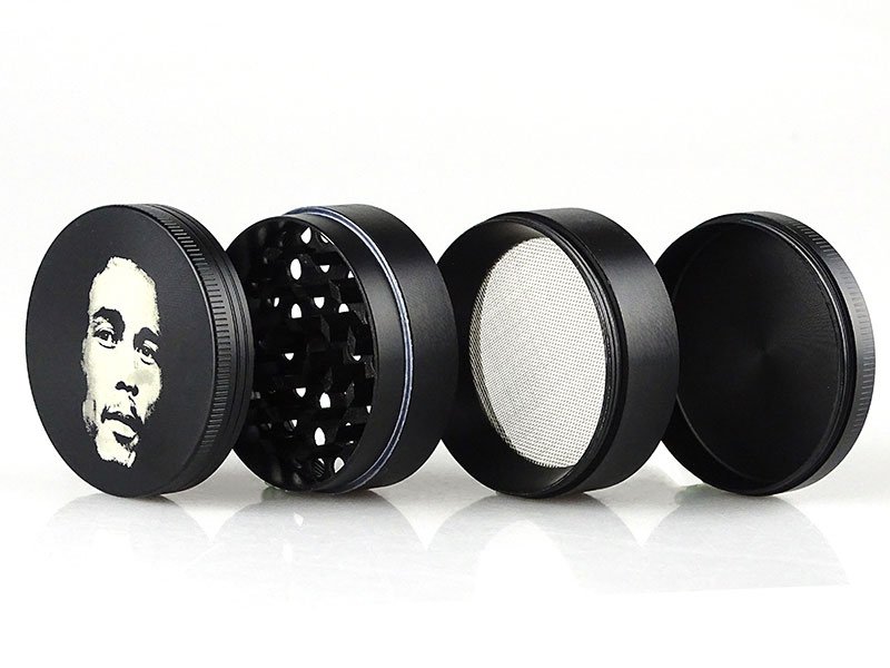 grinder bob marley 4 tlg schwarz 37 x 50 mm einzeln grinder bob marley 4 tlg schwarz 37 x 50 mm einzeln
