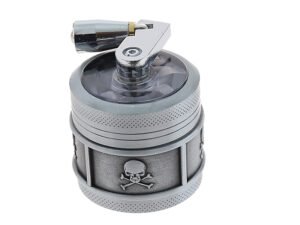 kurbelgrinder skulls metall magnetverschluss 3 tlg 38 x 4 cm~5