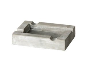 zigarrenaschenbecher grau beton mit 4 ablagen 156x117x32cm
