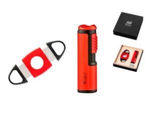 zigarrenset cutter ring 58 jet feuerzeug zigarrenabl inkl geschenkbox