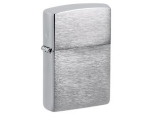zippo feuerzeug brush chrome armor heavy wall